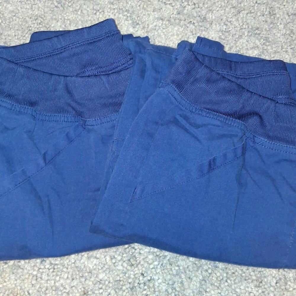 Cherokee Workwear Scrubs Cargo Pant WW170 lot of 2 blue size xs
